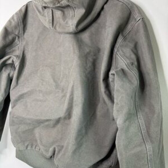 Vintage Carhartt Workwear Trucker Jacket Green Faded Green Medium - Picture 10 of 13